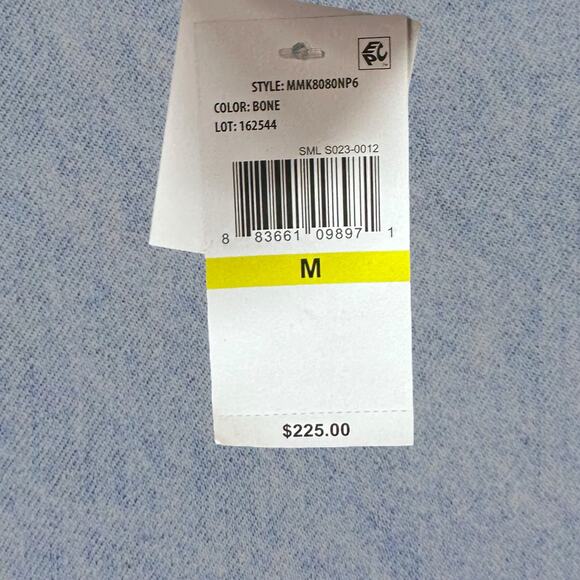 Michael Kors Men’s Faux Leather Jacket - Bone Beige, Size Medium NWT - Picture 5 of 6